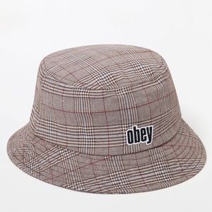 obey bucket hat with string